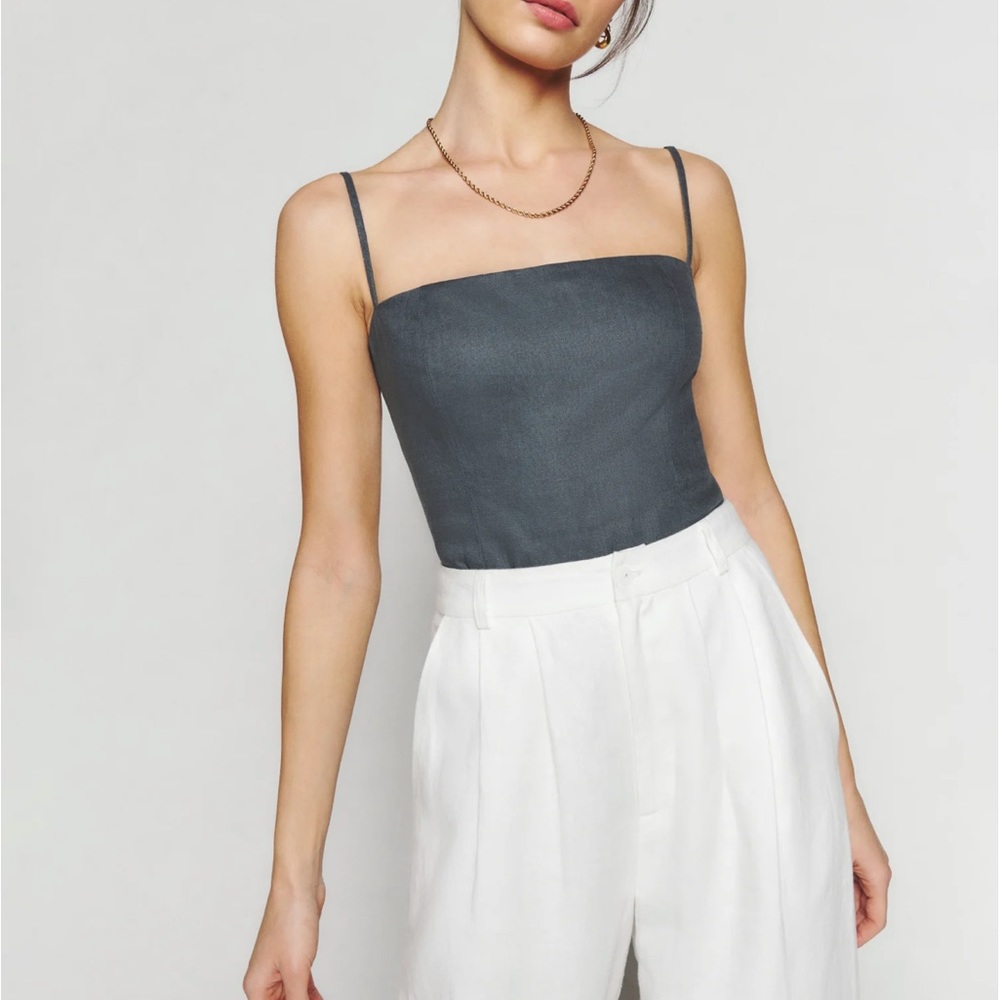 NWOT Reformation Overland Linen Top